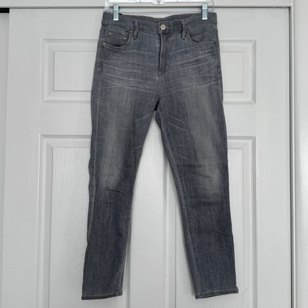 CITIZENS OF HUMANITY | Rocket crop high-rise skinny jeans GRAY SIZE 28
